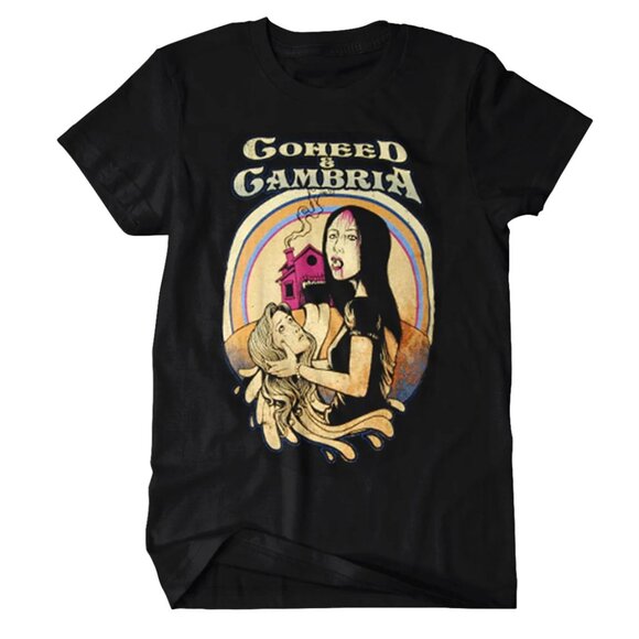 Coheed and Cambria Other - Coheed and Cambria Hausu Two Band Short Sleeve T Shirt Tultex